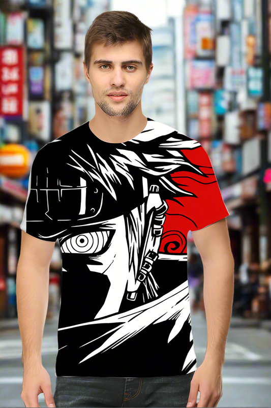 🔥 Anime Overload: Men’s All-Over Print T-Shirt